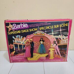 Vintage 1978 Barbie Superstar Stage Show Playset Mattel - w/ Box